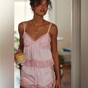 FREE PEOPLE U And Me Set  in Candy Pink NWT $108